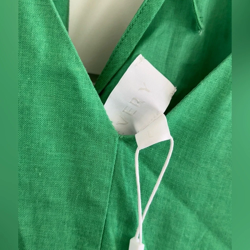 EVERY V-Neck Linen Blend Sundress NWT - Picture 3 of 4